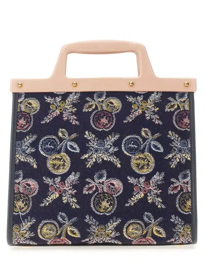 Etro Love Trotter Small Tote Bag In Pink