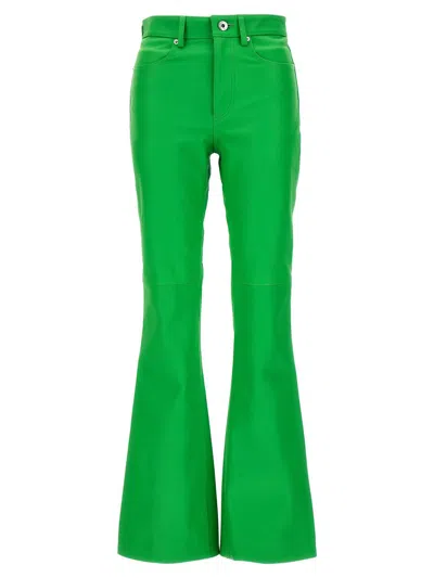 Jw Anderson Trousers In Verde