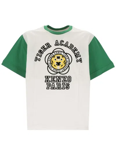 Kenzo T-shirts And Polos In Blanc Casse