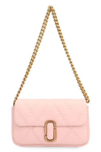 Marc Jacobs J Marc Leather Mini Crossbody Bag In Pink