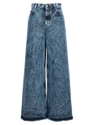 Marni Trousers In Blu
