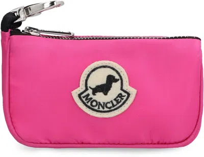 Moncler Genius Moncler & Poldo Dog Couture - Satin Bag Holder In Fuchsia