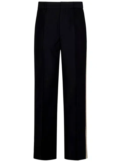 Palm Angels Cotton Track Pants In Black