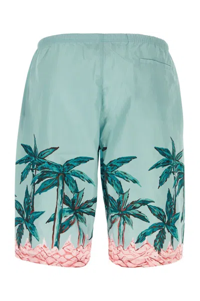 Palm Angels Beachwears In Blue/green