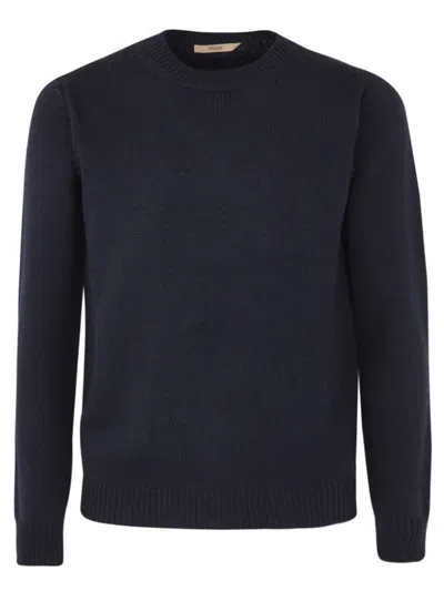 Roberto Collina Long Sleeved Round Neck Clothing In Black