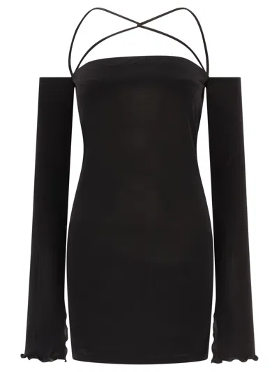 The Andamane Maddy Jersey Mini Dress In Black