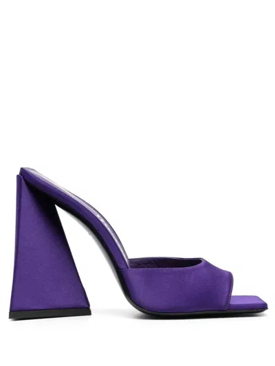 Attico The  Flat Shoes In Purple