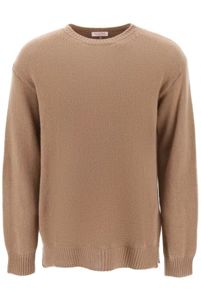 Valentino Sweaters In Camel