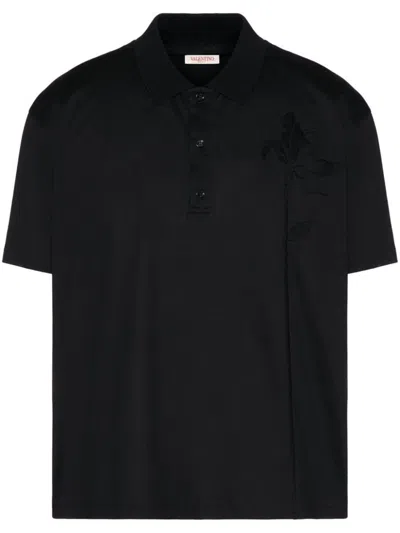 Valentino Garavani T-shirts And Polos In Black