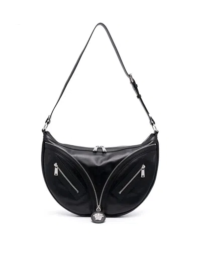 Versace Logo  Bags In Black