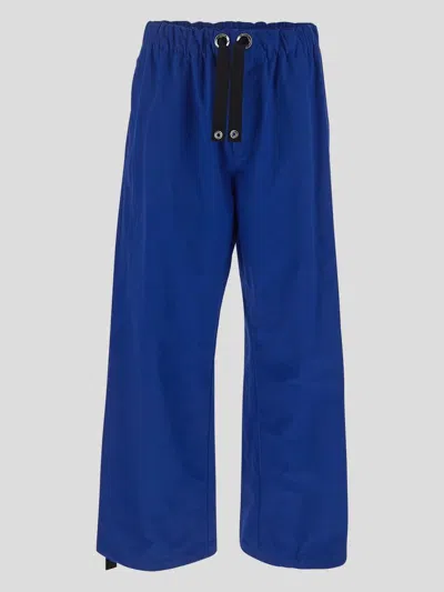 Versace Cargo Trousers In Blue