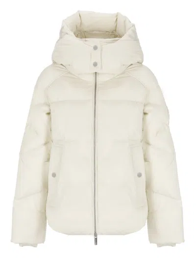 Woolrich Alsea White Nylon Puffer Jacket