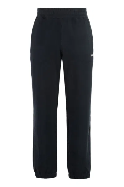 Zegna Cotton Track-pants In Black