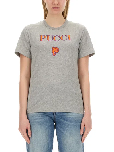 Pucci Emilio  T-shirt E Polo Grigio In Grey