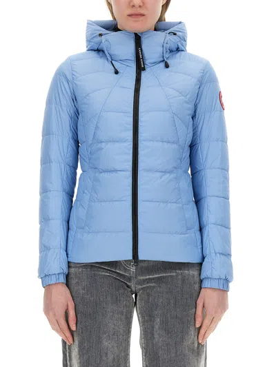 Canada Goose Abbott Hodded Quilted Shell Down Jacket In Azure