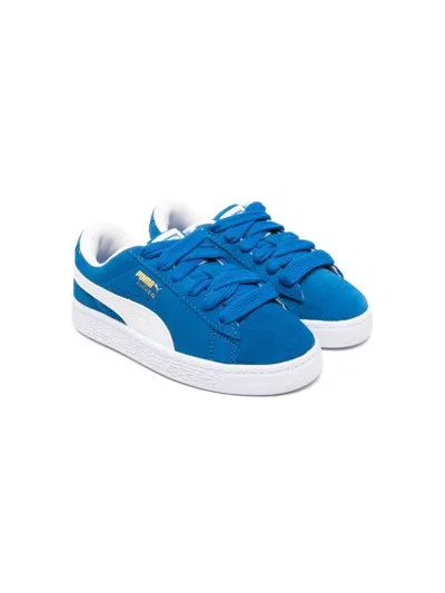 Puma Kids' Xl Suede Sneakers In Blue