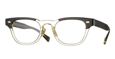Eyevan 7285 Hank - Crystal / Black Rx Glasses In Neutral