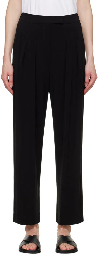 Max Mara Giochi Straight Pants In 3 Black