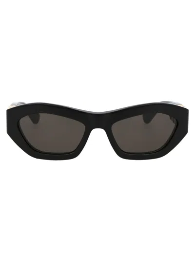 Bottega Veneta Sunglasses In 001 Black Black Grey