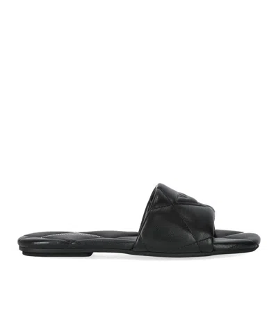 Emporio Armani Flat Sandals  Woman Color Black