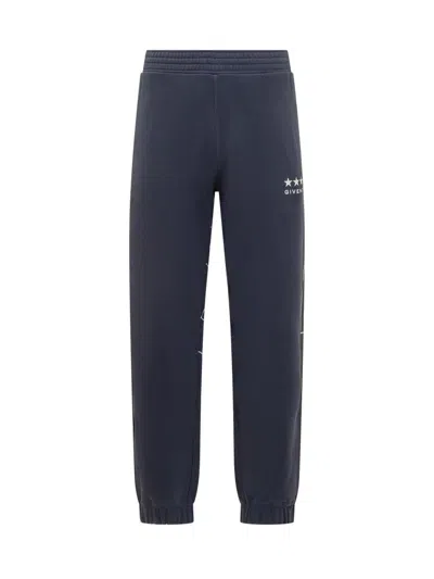 Givenchy Jogging Pants With 4g In Blue