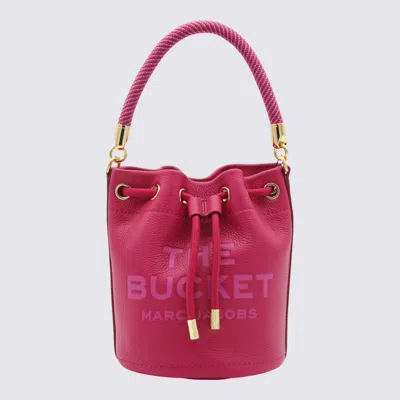 Marc Jacobs Womens Lipstick Pink The Micro Bucket Leather Shoulder Bag