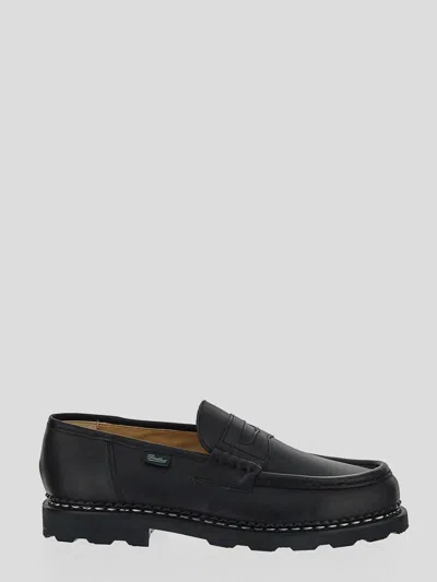 Paraboot Flat Shoes In Black