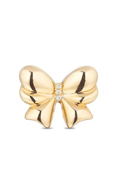 Mason And Books 14kt Yellow Gold Evie Diamond Ring In Gold
