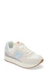 New Balance 574 Sneaker In Beige/ White