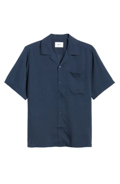 Nn07 Julio 5971 Button-up Shirt In Navy Blue