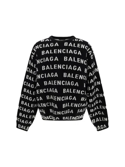 Balenciaga Sweater In Black