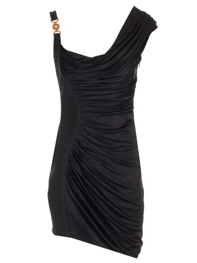 Versace Cocktail Dress In Black
