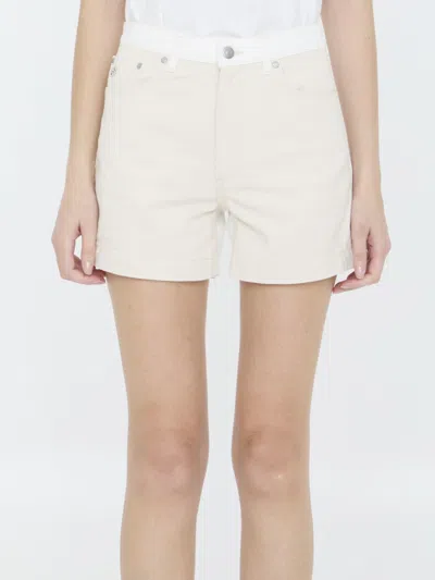 Stella Mccartney Logo Patch Shorts In Default Title