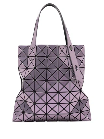 Bao Bao Issey Miyake Prism Metallic Tote (7*7)  Bag In Purple