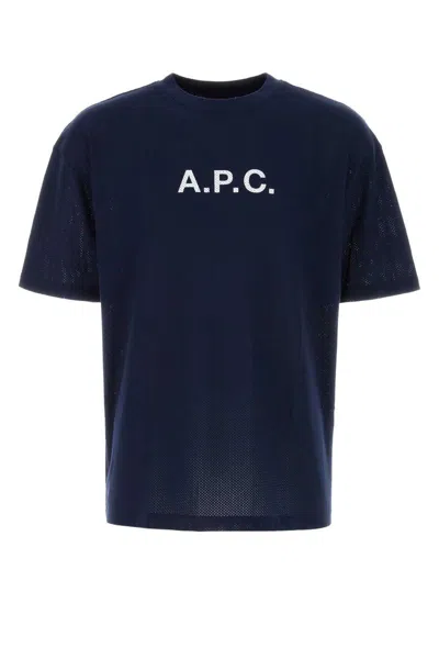 Apc A.p.c. T-shirt In Blue