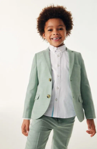 Baker By Ted Baker Kids' Solid Suit Jacket In Green
