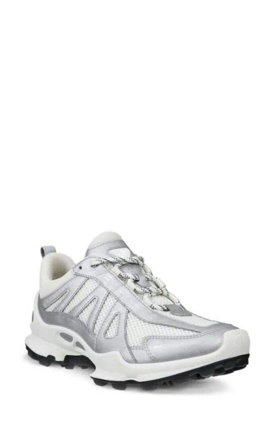 Ecco Biom® C-trail Sneaker In Silver Metallic/ White