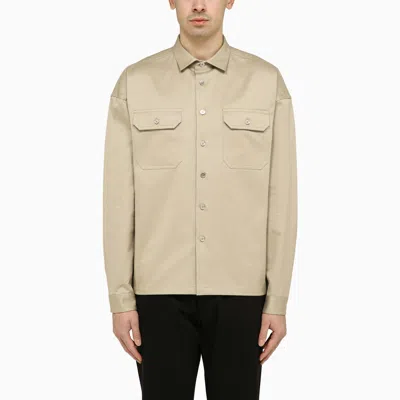Prada Rope-coloured Shirt With Pockets In Corda
