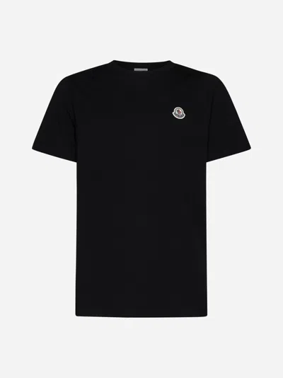 Moncler Logo-patch Cotton T-shirt In Default Title