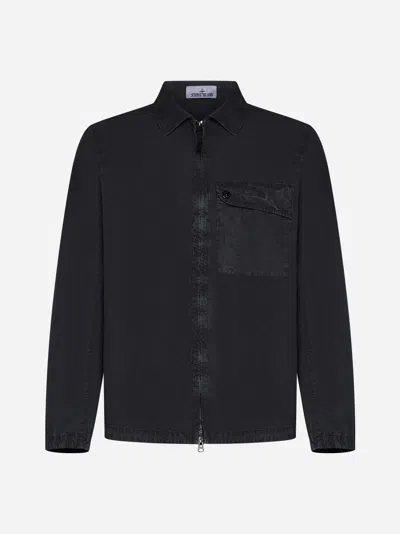 Stone Island Cotton Overshirt In Default Title
