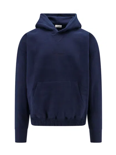 Saint Laurent Sweatshirt In Marine