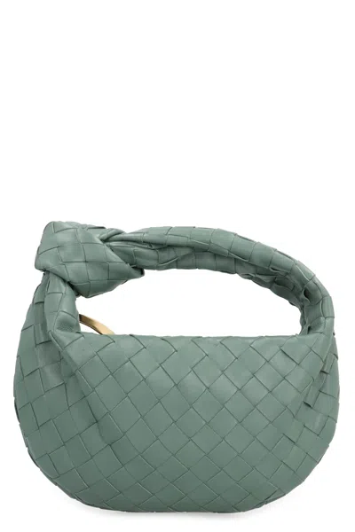 Bottega Veneta Mini Jodie Leather Bag In Verde