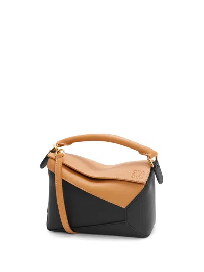 Loewe Tote In Warm Desert/black