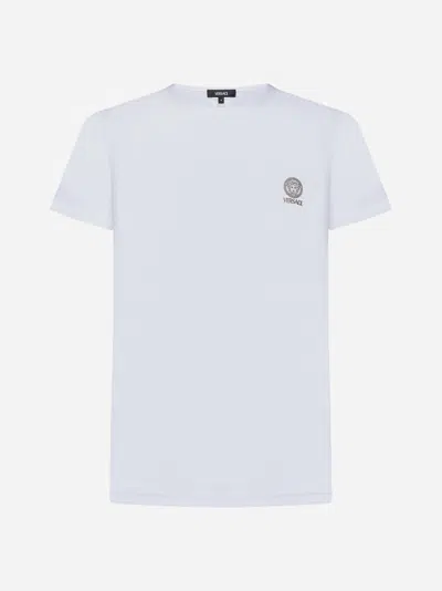 Versace Cotton T-shirt Bi-pack In White