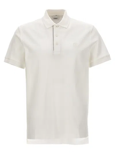Burberry Eddie Polo Shirt In White