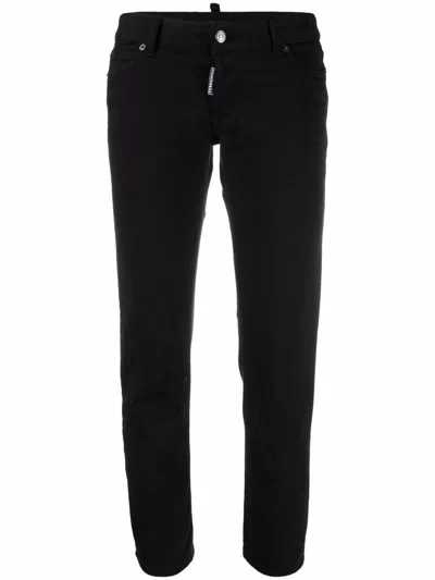 Dsquared2 Pants 5 Pockets In Black