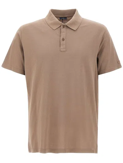 Paul & Shark Cotton Polo. Clothing In Brown