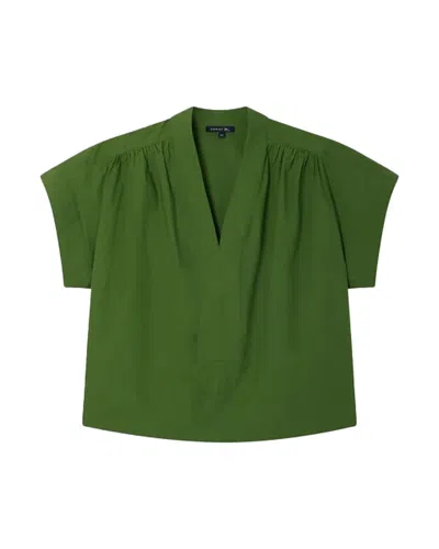 Soeur Madagascar Blouse In Green