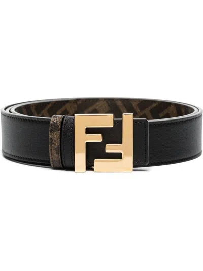 Fendi Belt Accessories In Nerotabaco