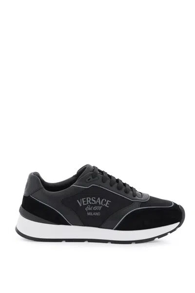 Versace Milano Sneakers In Black (black)